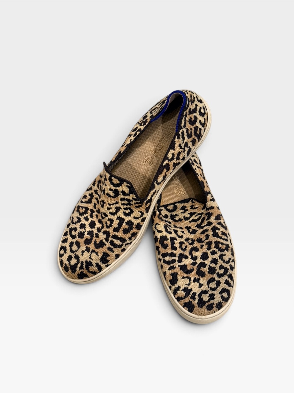 Rothy’s The Slip-On Sneaker Camo Cat Leopard Print